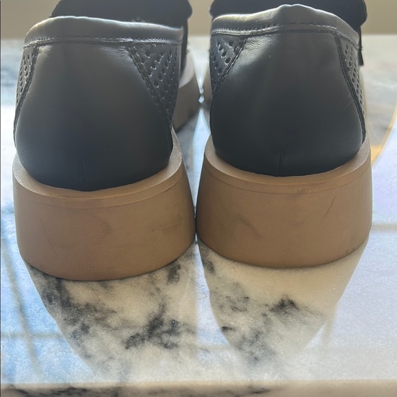 Dolce Vita Black Easley Perforated Lug Loafers | 8 - Picture 5 of 6